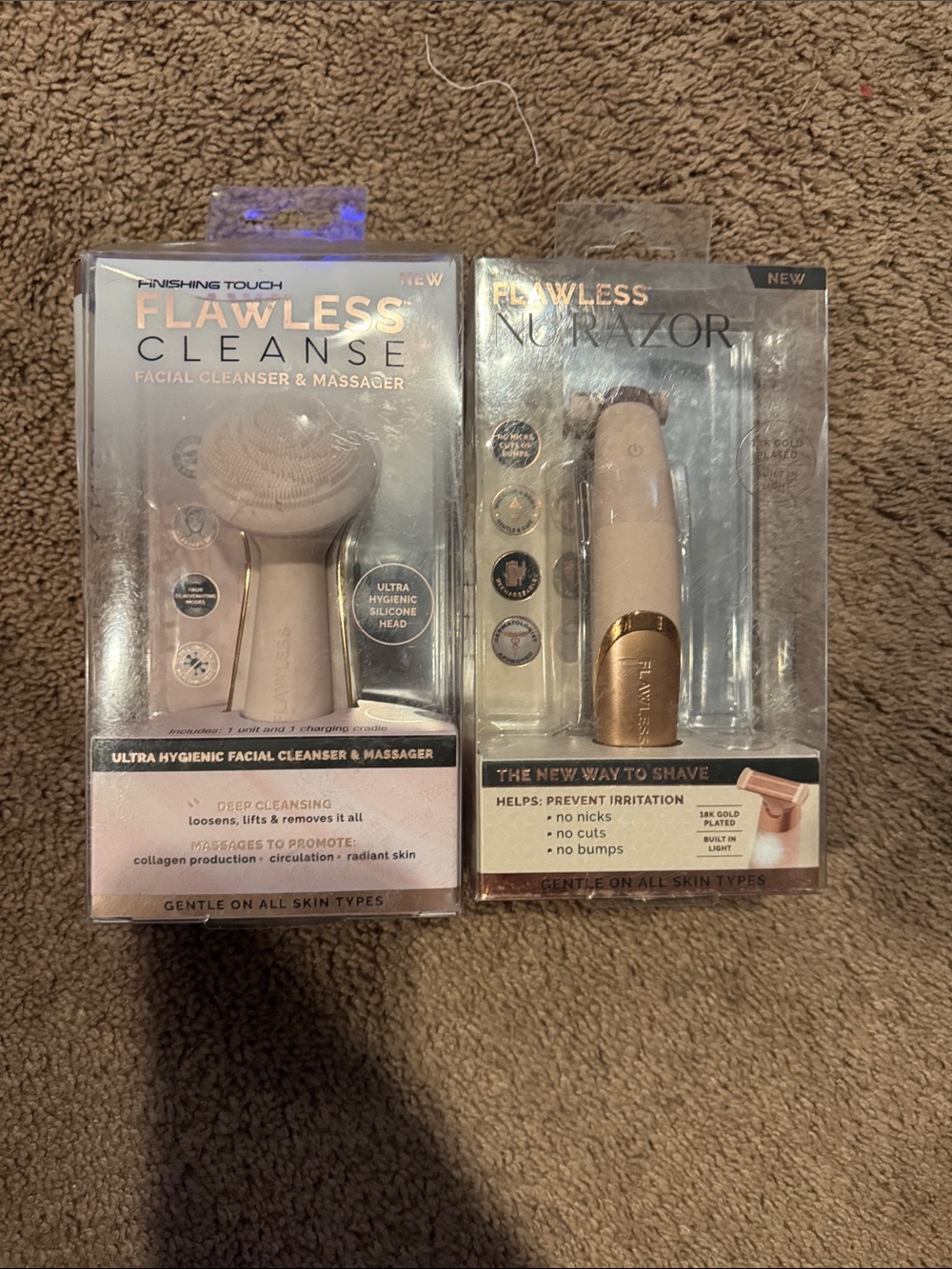 LAWLESS Skincare Duo in Soft Pink with Gold Accents